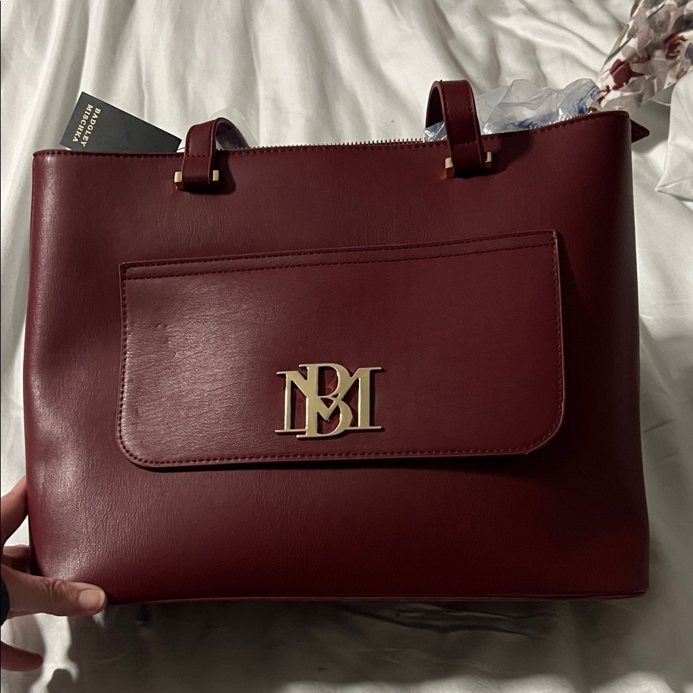 Burgundy Women's Tote Bag